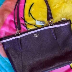 Coach double handle tote purse